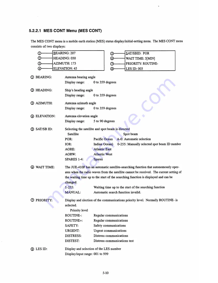 JRC Fleet F77 Operation Manual Download Page 57