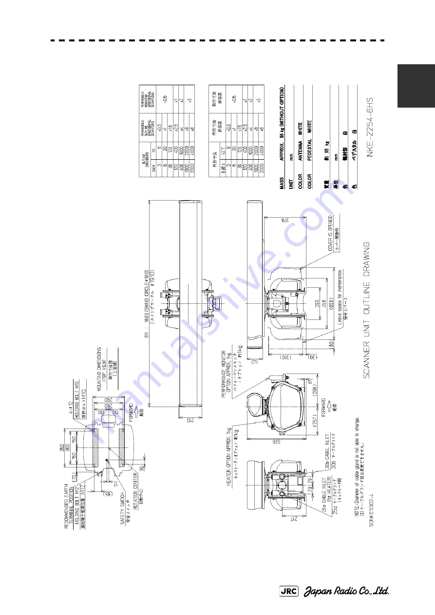 JRC JMA-7110-6XA Instruction Manual Download Page 61