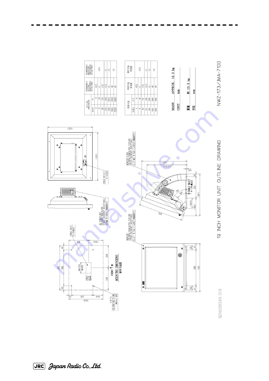 JRC JMA-7110-6XA Instruction Manual Download Page 66