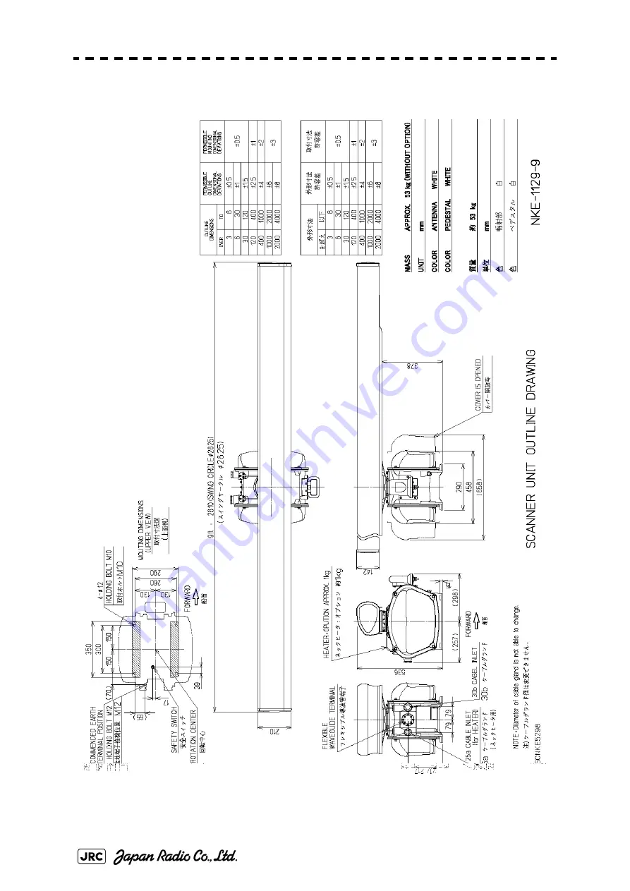 JRC JMA-9110-6XA Instruction Manual Download Page 56