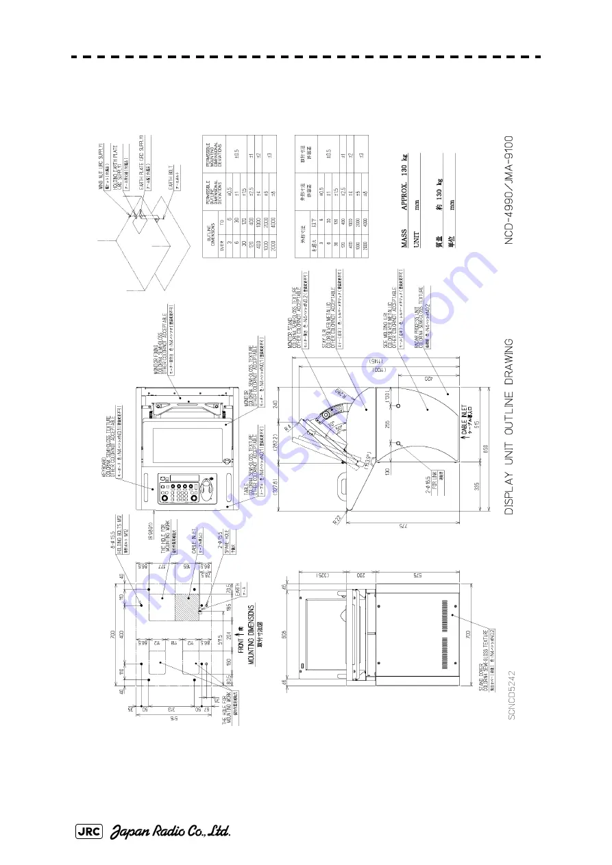 JRC JMA-9110-6XA Instruction Manual Download Page 64