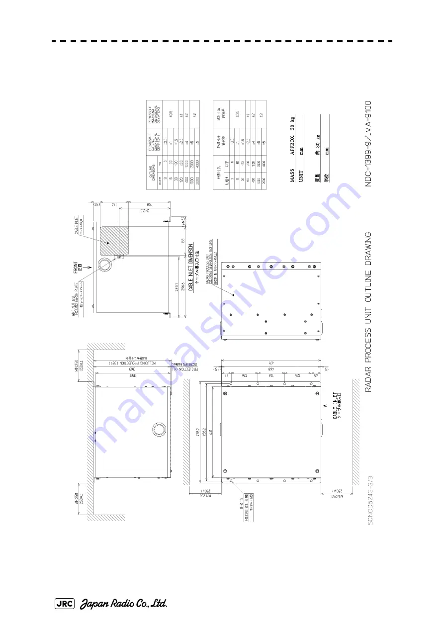 JRC JMA-9110-6XA Instruction Manual Download Page 66