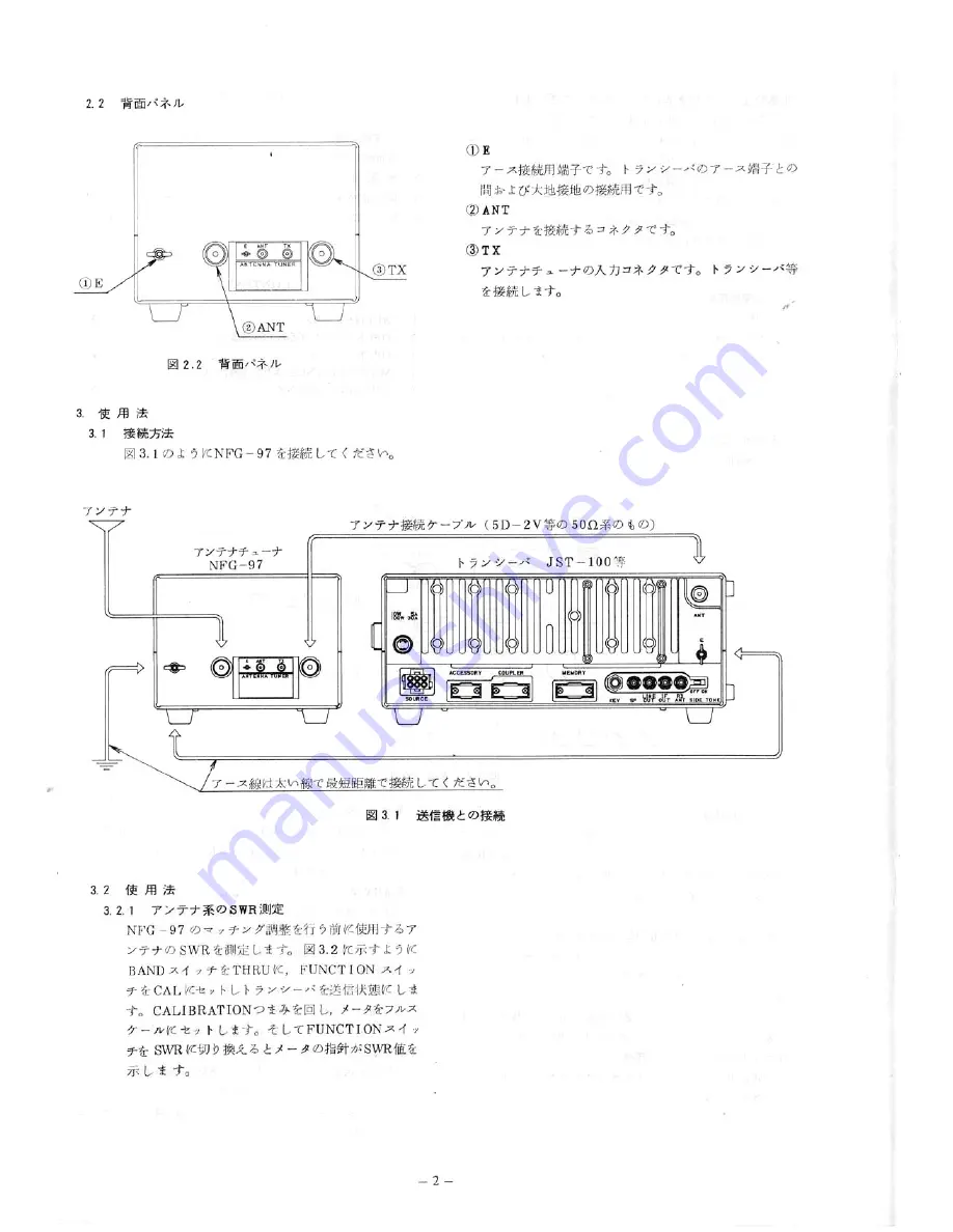 JRC NFG-97 Instruction Manual Download Page 3