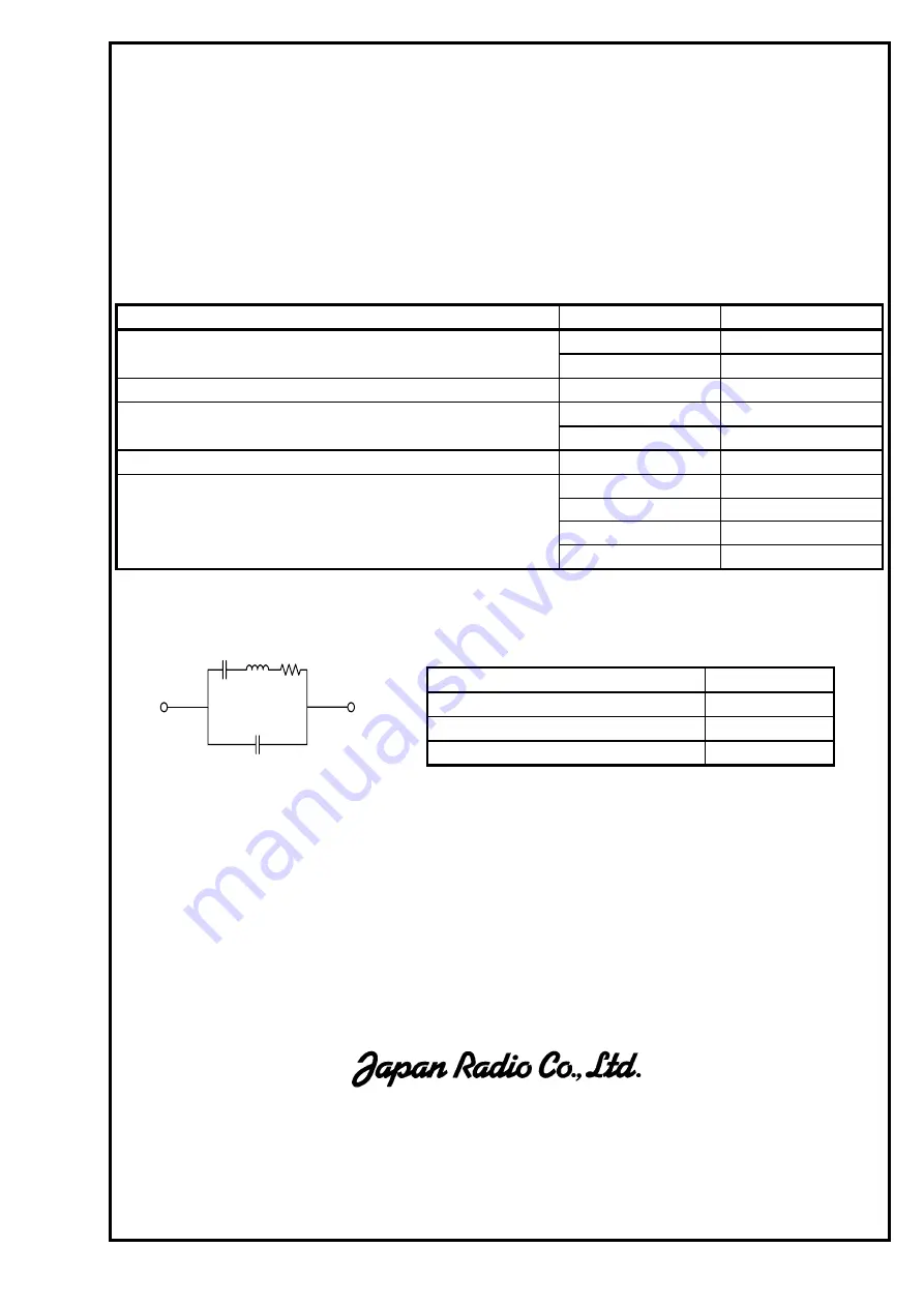 JRC NSVS1149 Manual Download Page 1