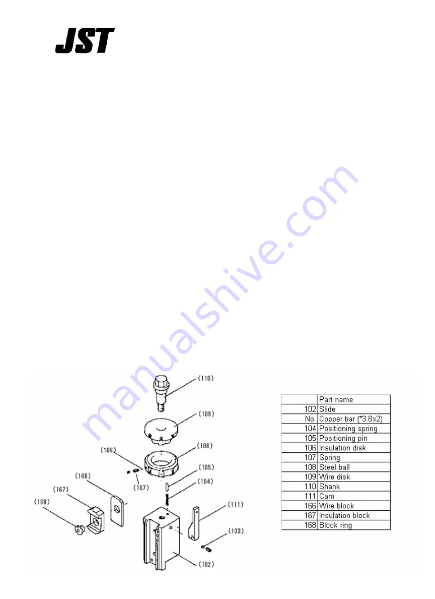 JST MKS-L Instruction Manual Download Page 12