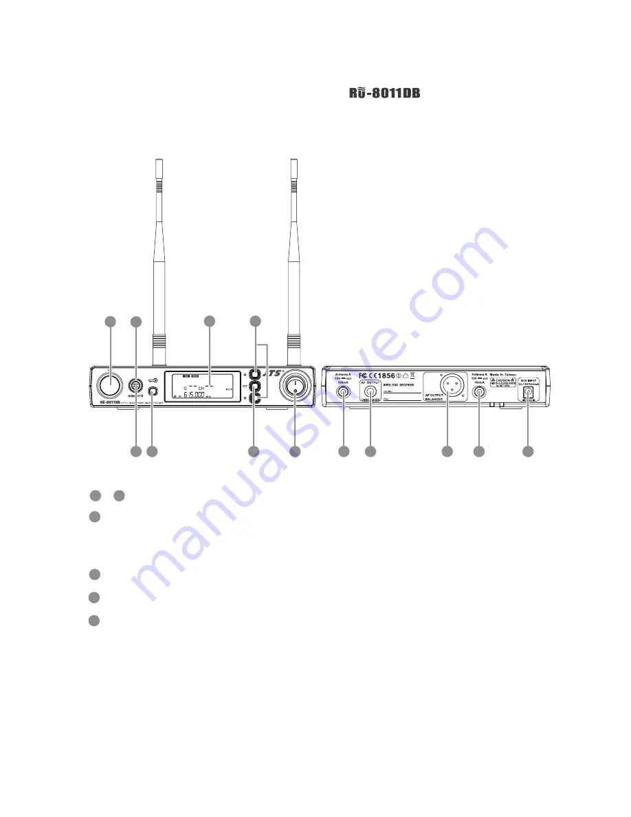 JTS CM-125i Instruction Manual Download Page 14