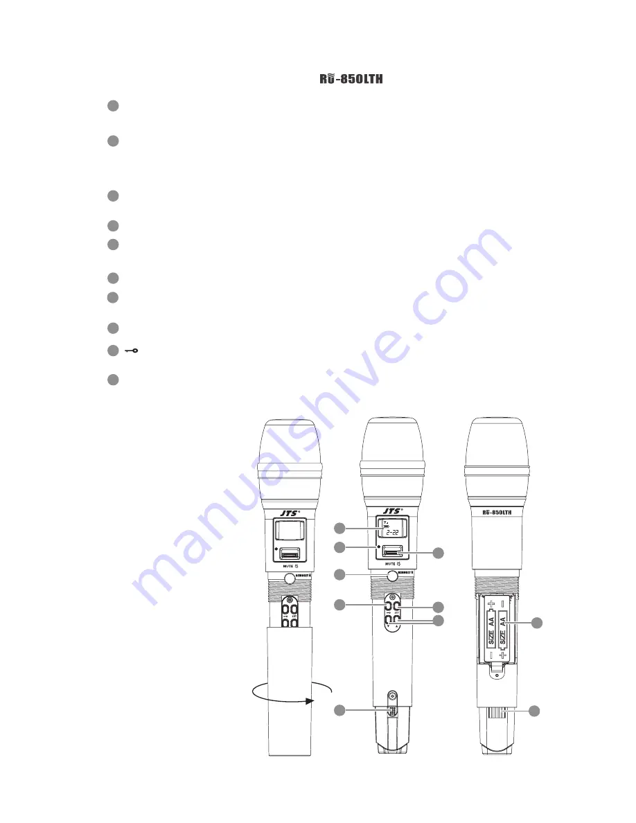 JTS CM-125i Instruction Manual Download Page 19