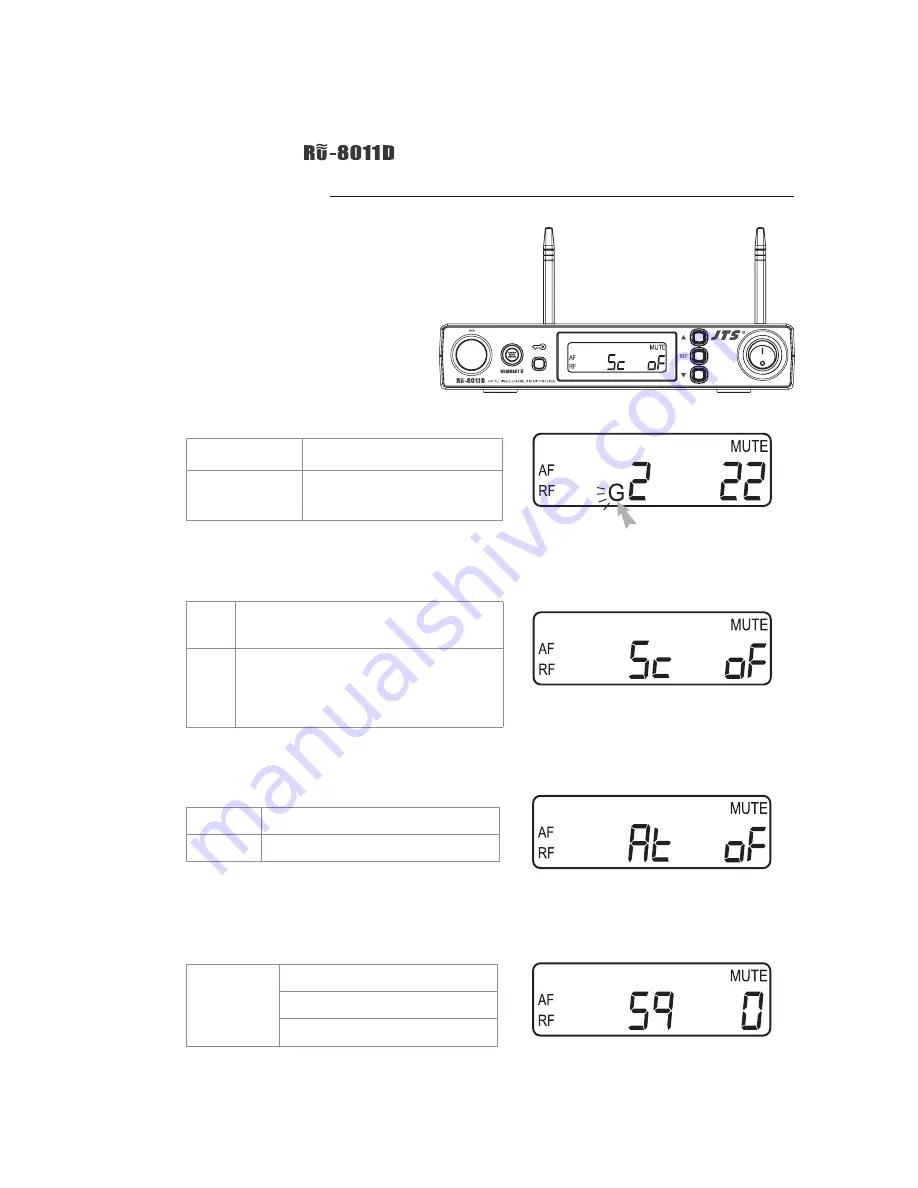 JTS CM-125i Instruction Manual Download Page 28