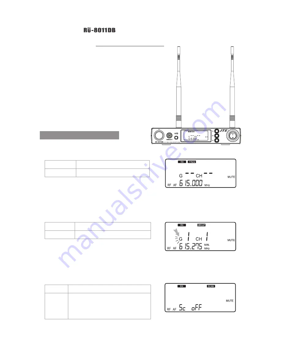 JTS CM-125i Instruction Manual Download Page 31