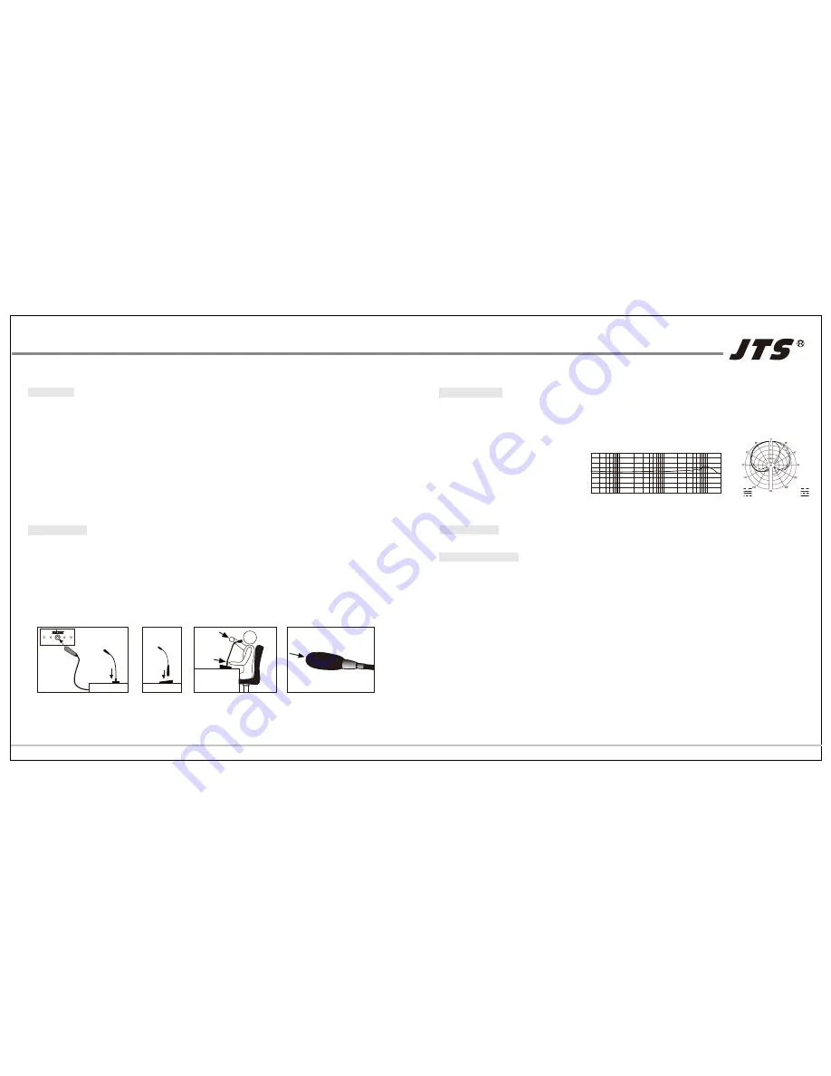 JTS GM-5212T Instruction Manual Download Page 2