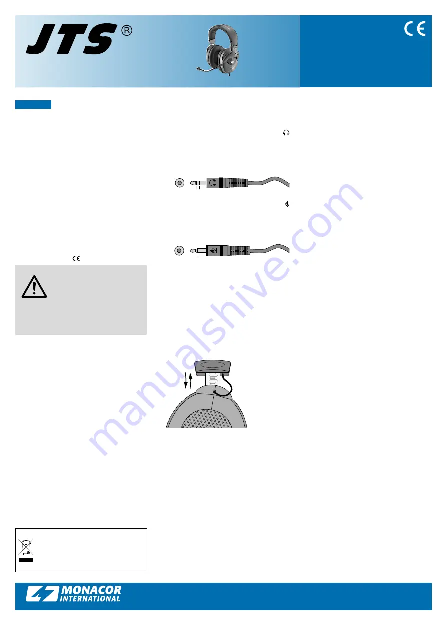 JTS HPM-535 Instructions Download Page 1