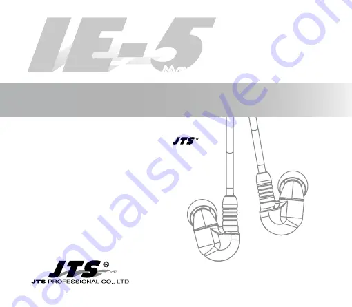 JTS IE-5 Manual Download Page 1