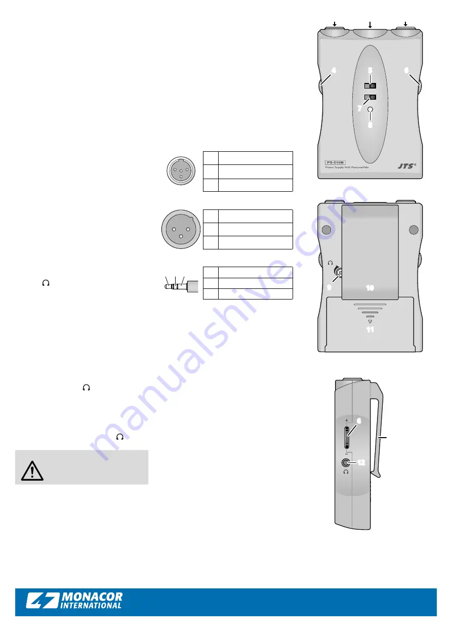 JTS PS-510M Manual Download Page 2