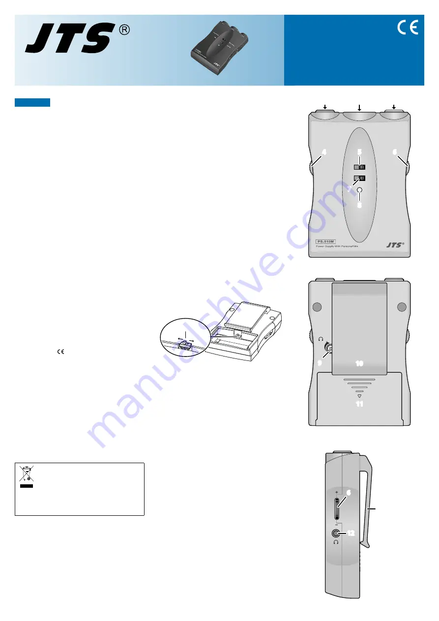 JTS PS-510M Manual Download Page 7