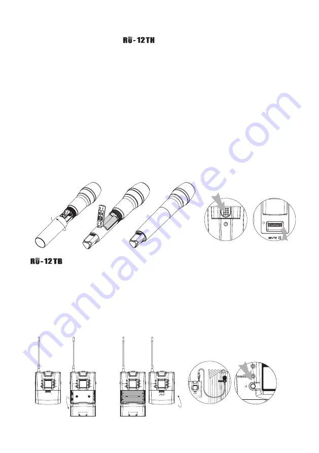 JTS RU-12 Instruction Manual Download Page 21