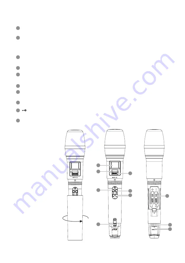 JTS RU-901Du Instruction Manual Download Page 14