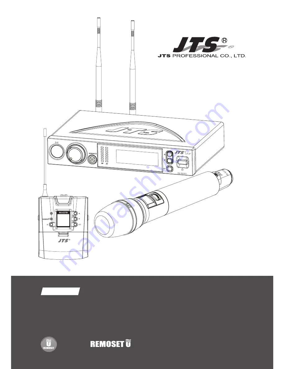 JTS RU-901G3 Instruction Manual Download Page 1