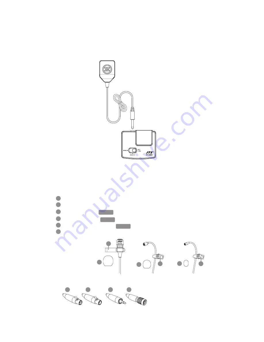 JTS RU-901G3 Instruction Manual Download Page 15