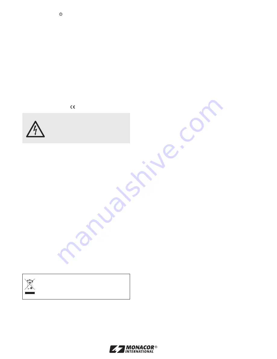 JTS UF-10R/12 Instruction Manual Download Page 13