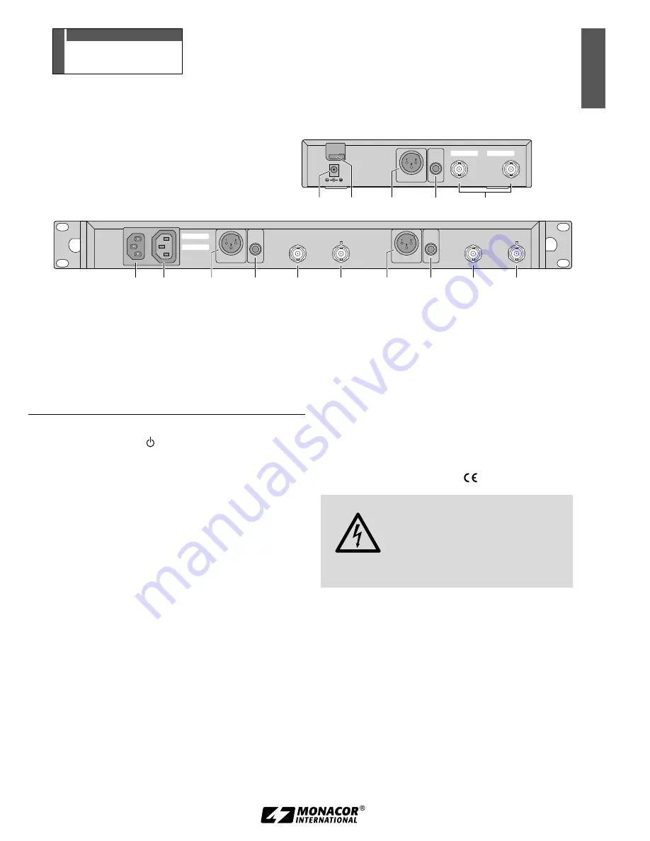 JTS UF-20R/5 Instruction Manual Download Page 15