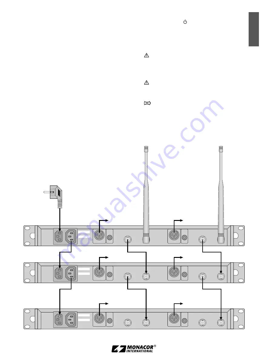 JTS UF-20R/5 Instruction Manual Download Page 17