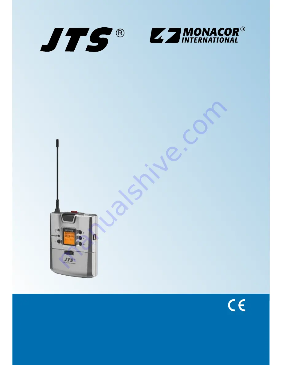 JTS UF-20TB/5 Instruction Manual Download Page 1