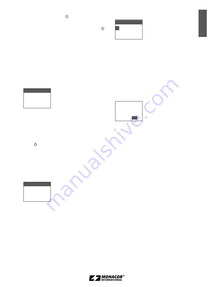 JTS UF-20TB/5 Instruction Manual Download Page 7