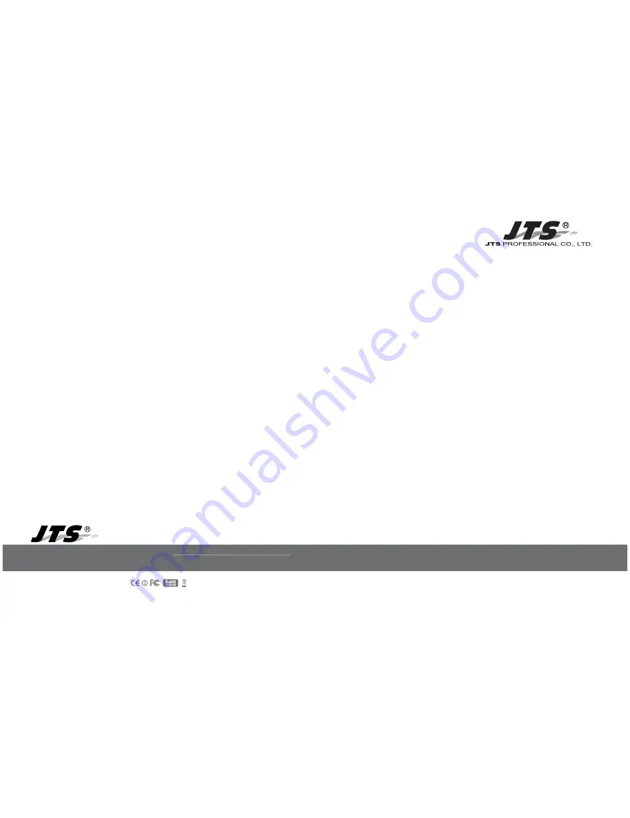 JTS UR-816D Instruction Manual Download Page 1