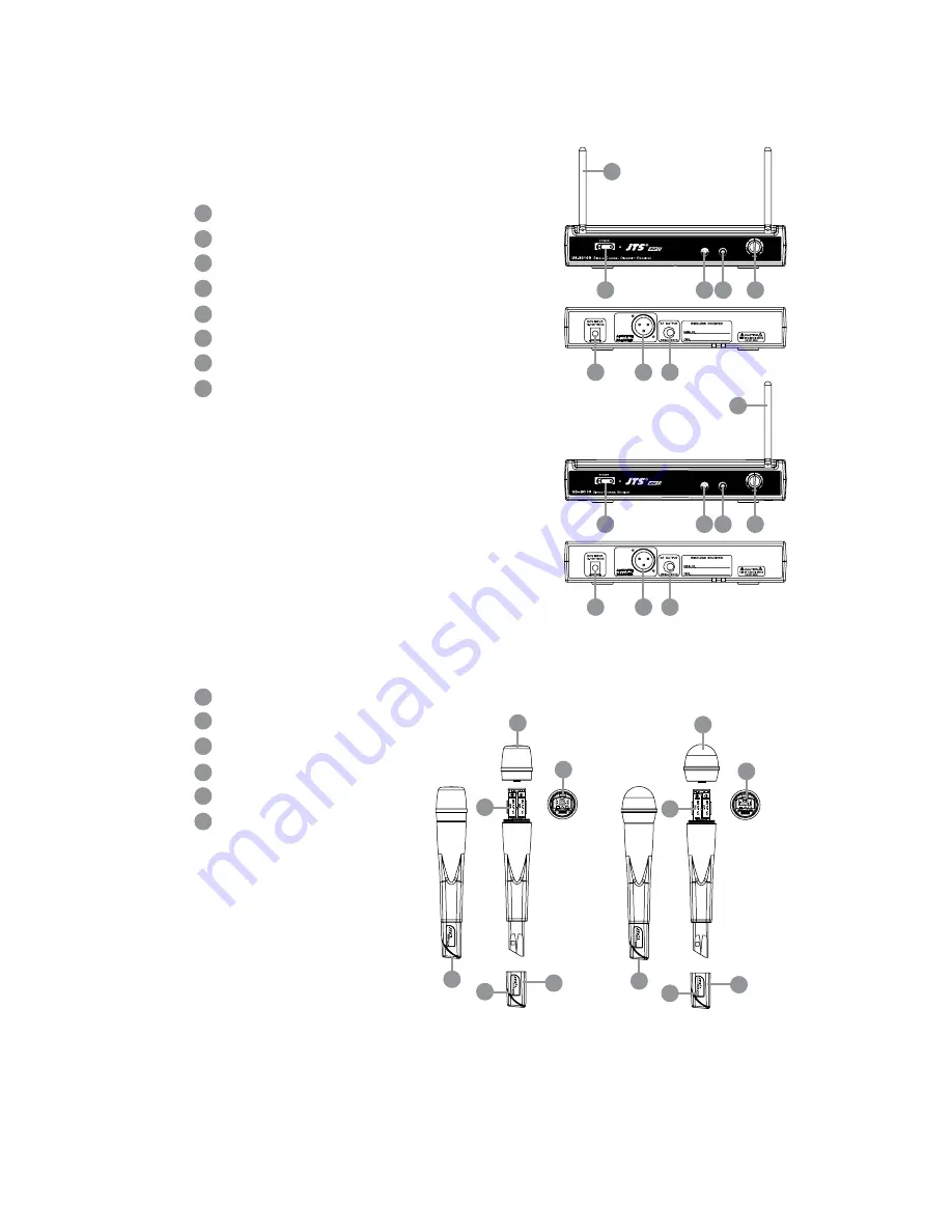 JTS US-8010 Instruction Manual Download Page 9