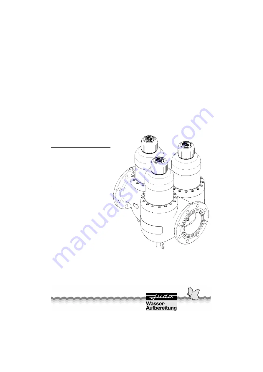 Judo PROFI JPF DN125 Installation And Operating Instructions Manual Download Page 1