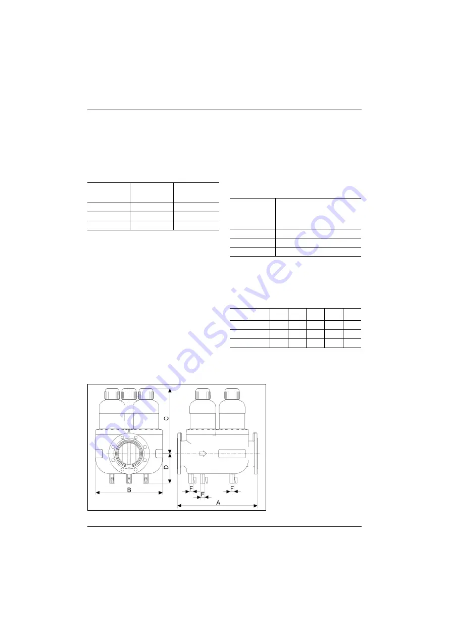 Judo PROFI JPF DN125 Installation And Operating Instructions Manual Download Page 5