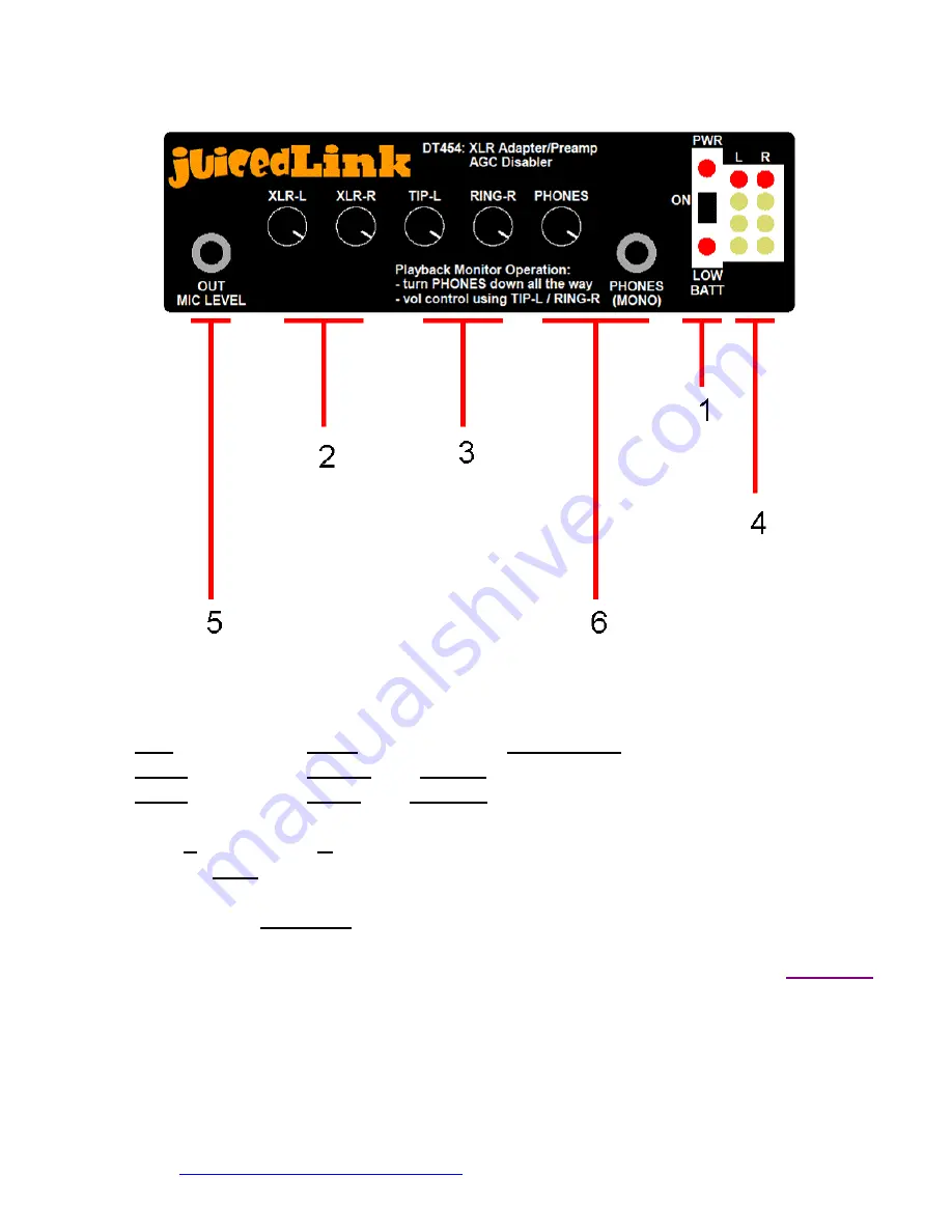 juicedLink DT454 User Manual Download Page 17