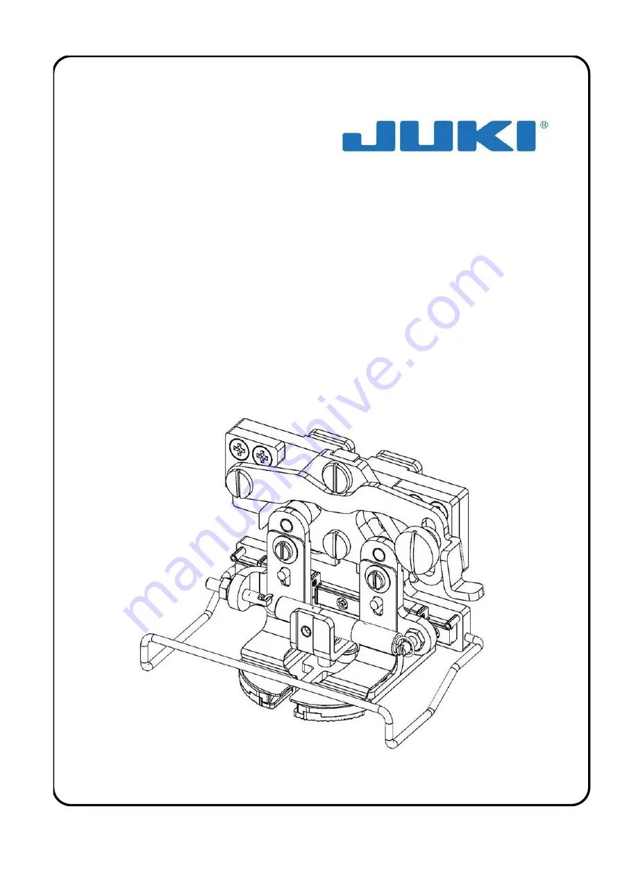 JUKI 72005824 Installation Manual Download Page 2