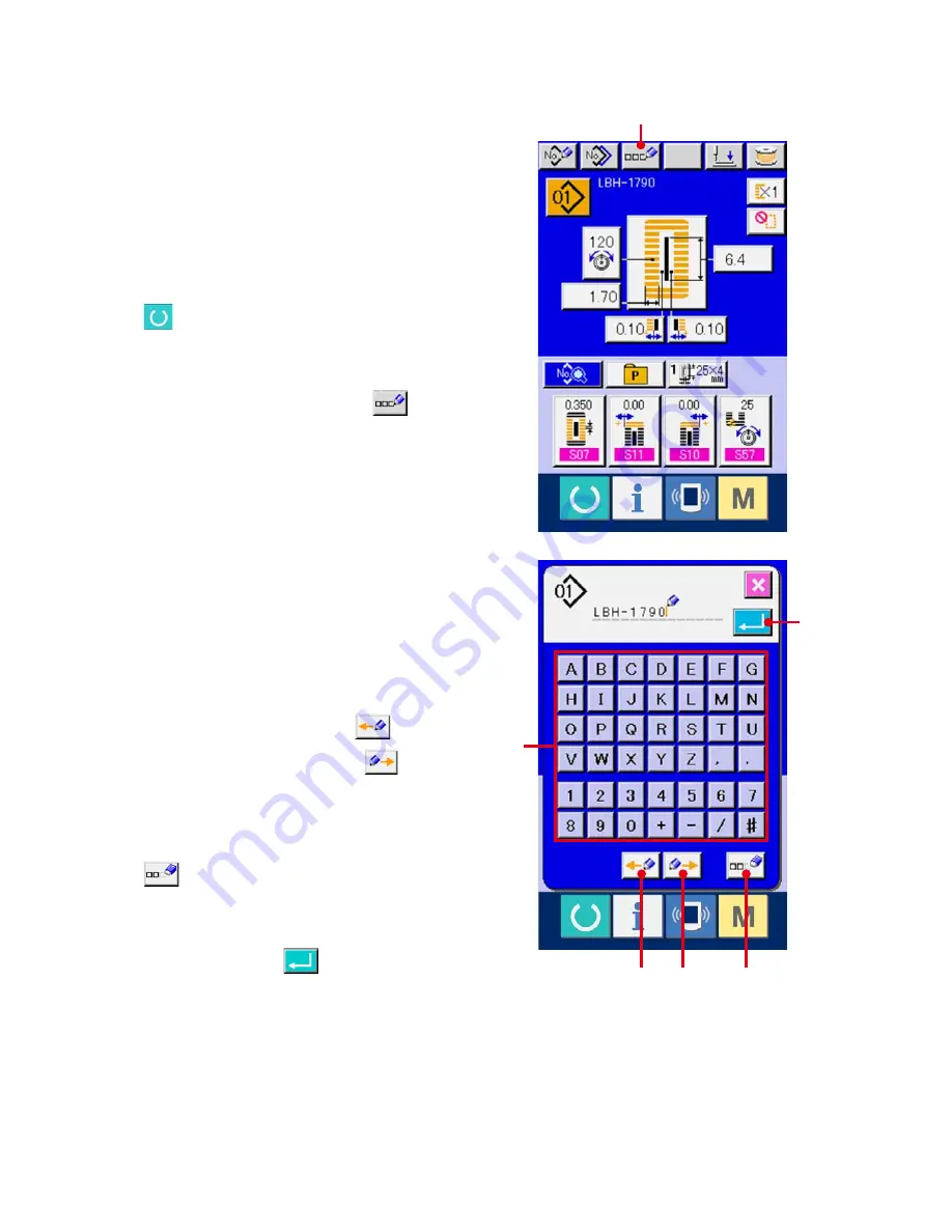 JUKI LBH-1790 Series Instruction Manual Download Page 23