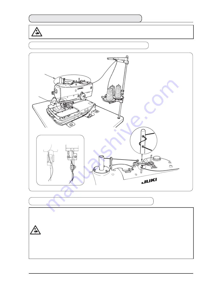 JUKI MEB-3200 Series Instruction Manual Download Page 282