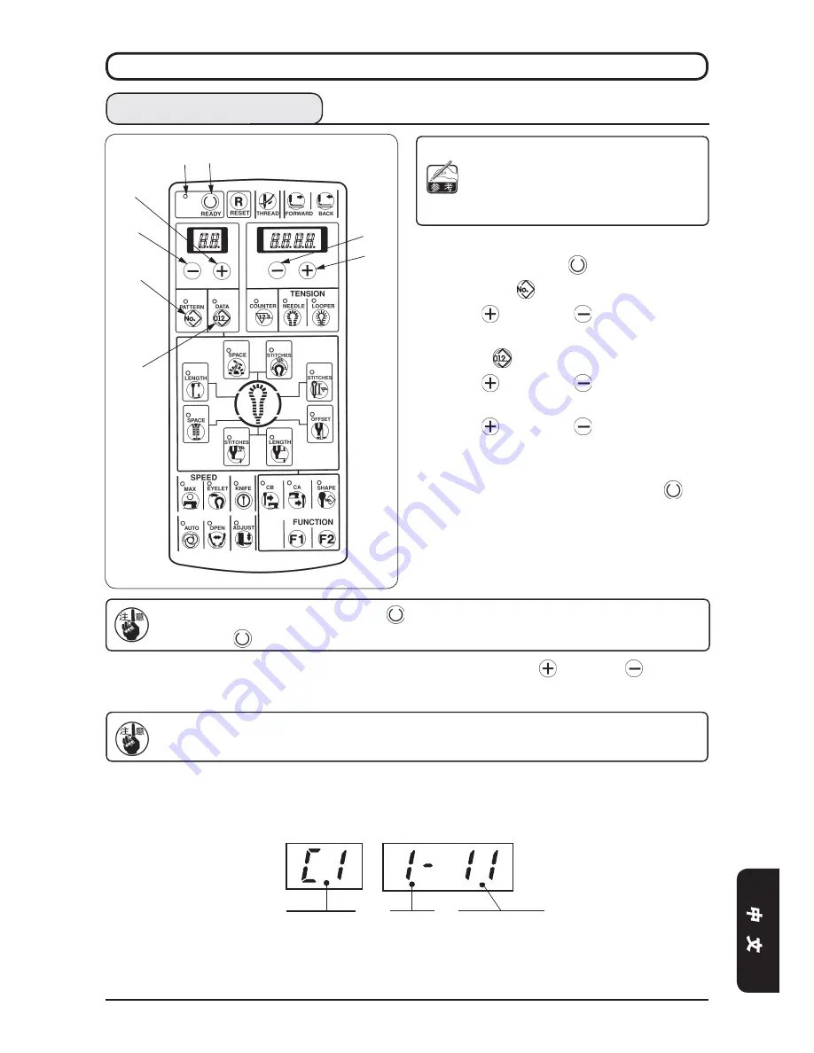 JUKI MEB-3200 Series Instruction Manual Download Page 483