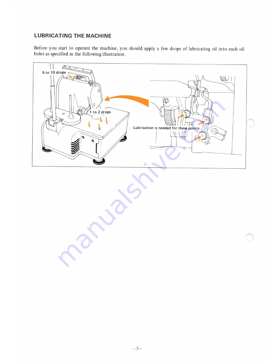 JUKI MO-102 Instruction Book Download Page 8