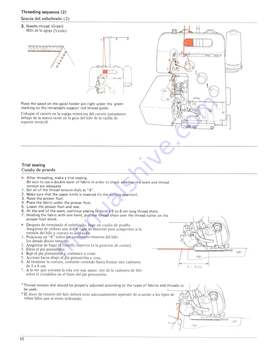 JUKI MO-613 Instruction Manual Download Page 12