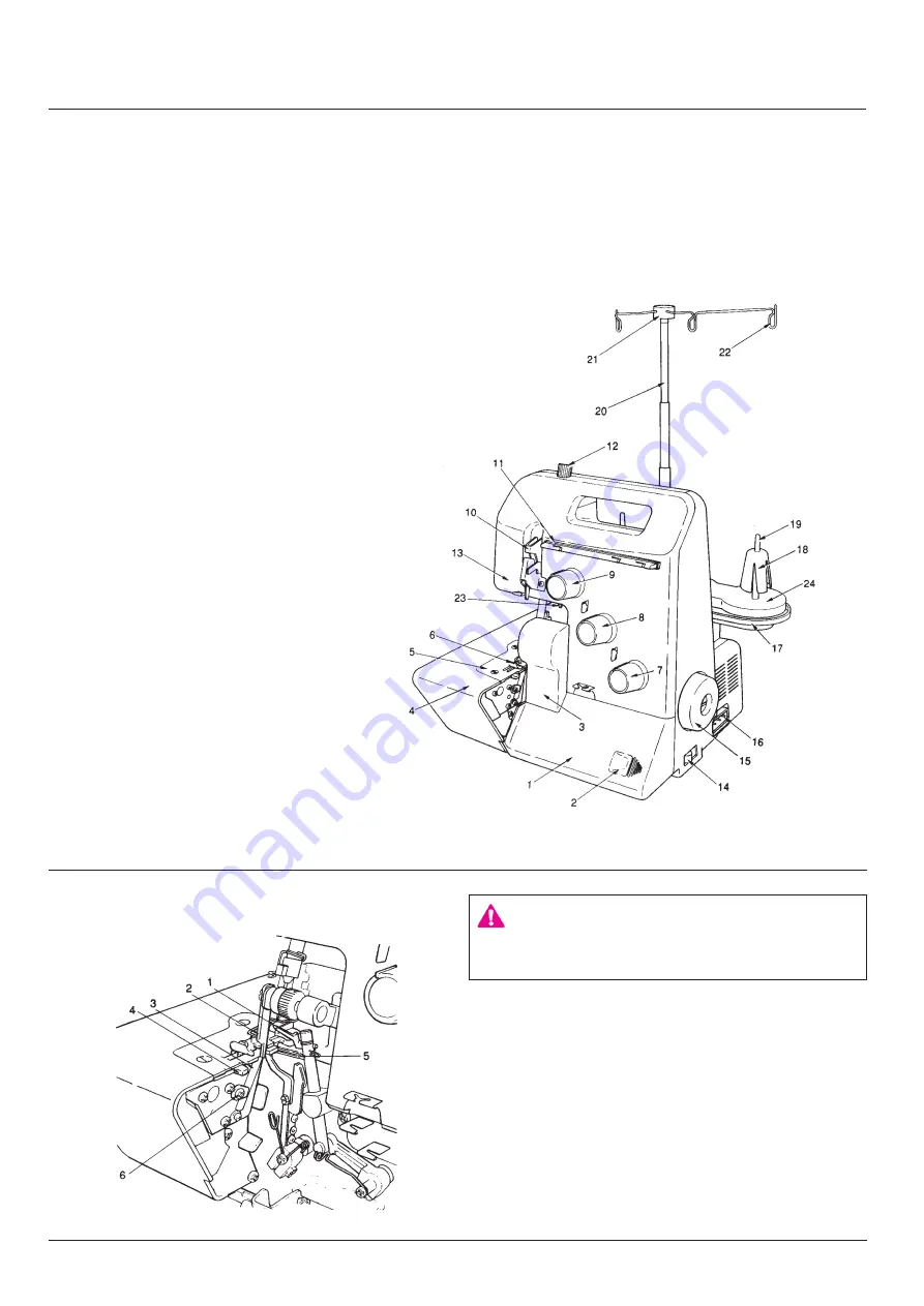 JUKI MO-623N Instruction Manual Download Page 6