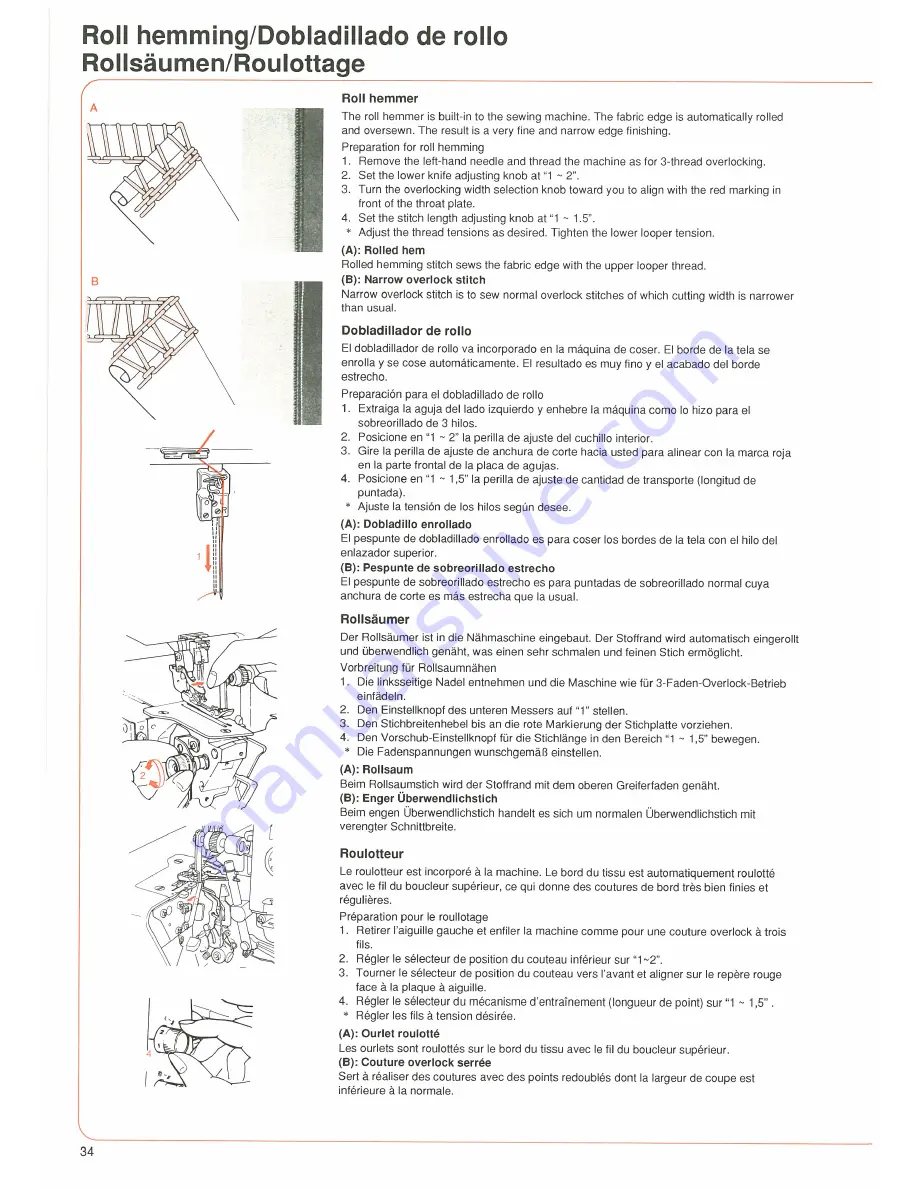 JUKI MO-655 Скачать руководство пользователя страница 40