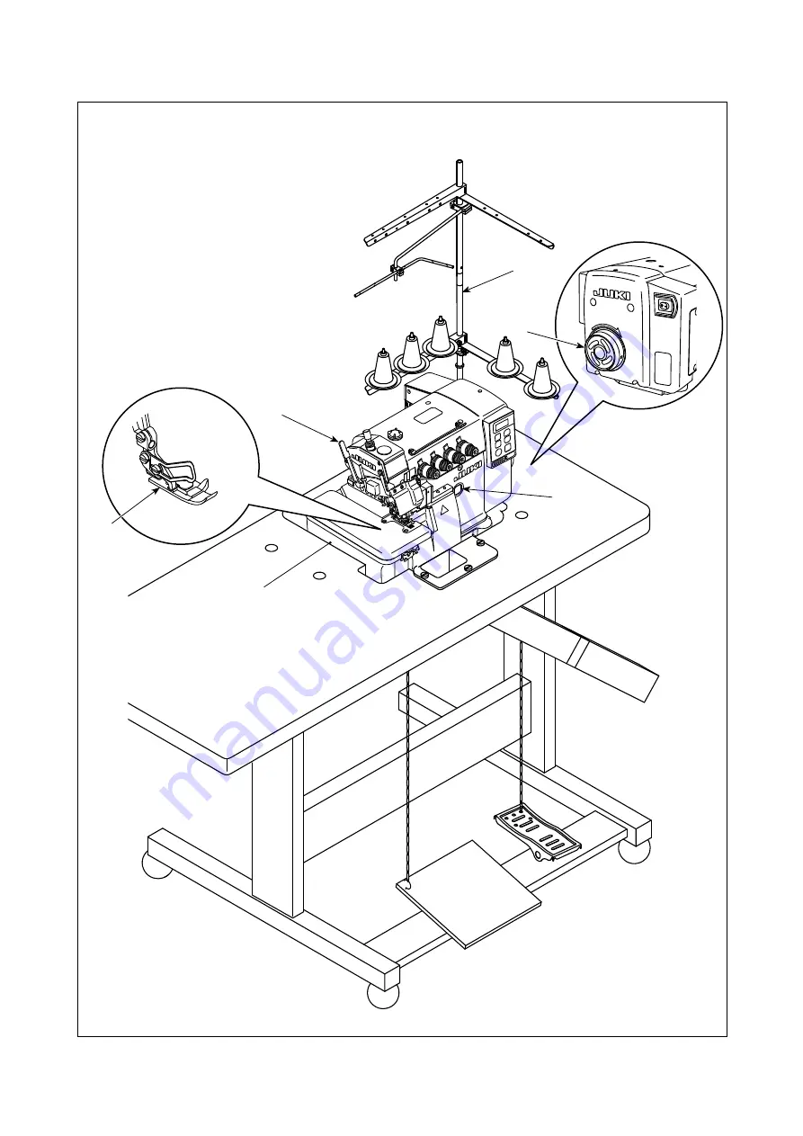 JUKI MO-6800DD10 Series Instruction Manual Download Page 4