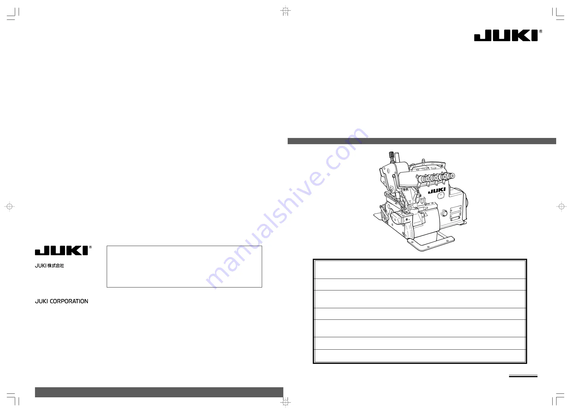 JUKI MO-6900C Series Instruction Manual Download Page 76