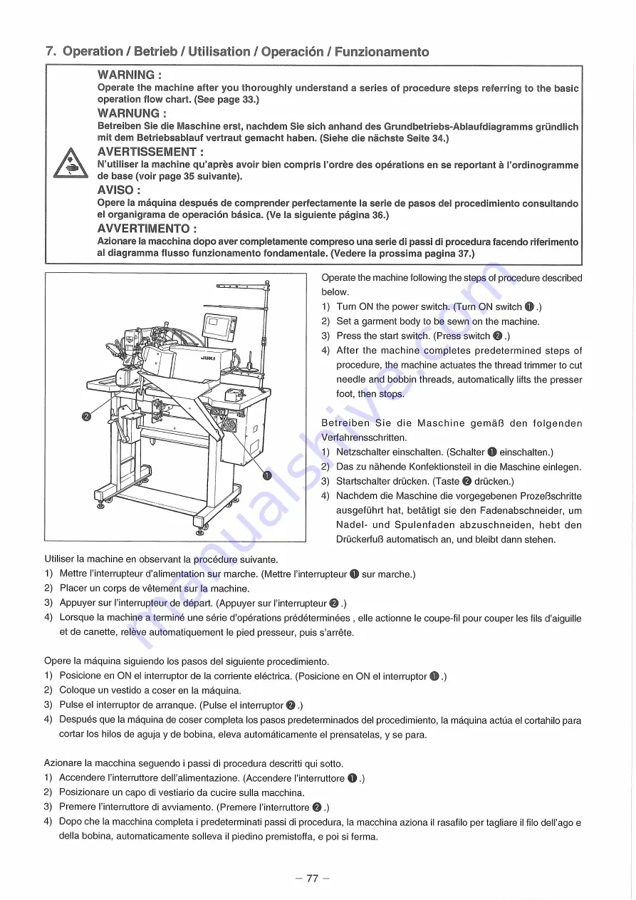 JUKI MOL-254 Скачать руководство пользователя страница 115