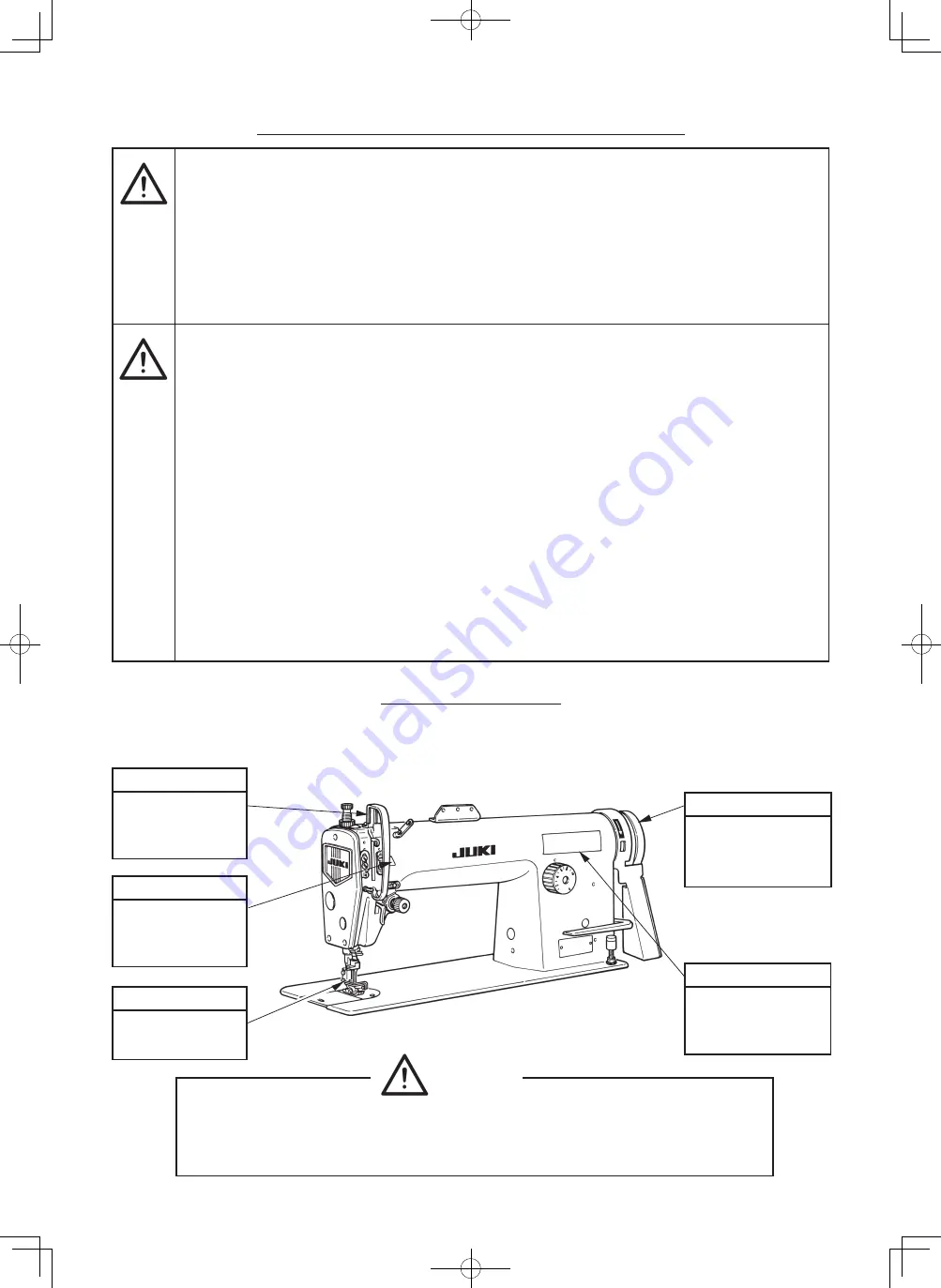 JUKI MP-200NL Instruction Manual Download Page 7