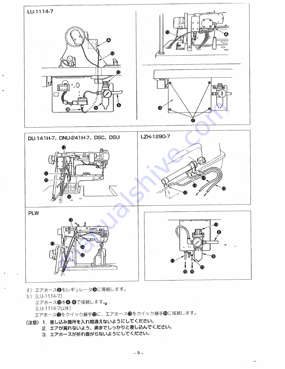 JUKI PLC Series Скачать руководство пользователя страница 9