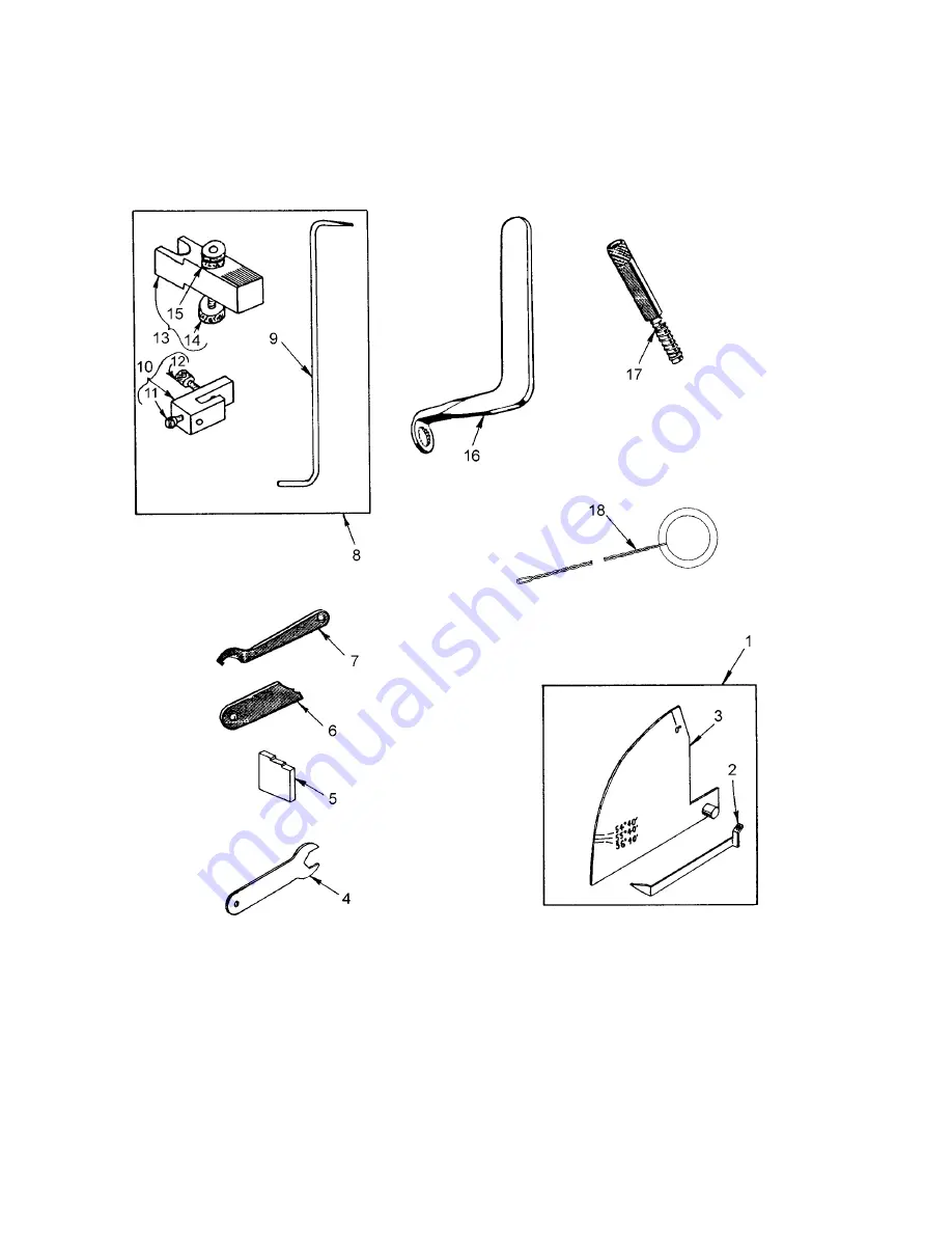 JUKI Union Special 36200L220-60 Adjusting Instructions And Illustrated Parts List Download Page 50