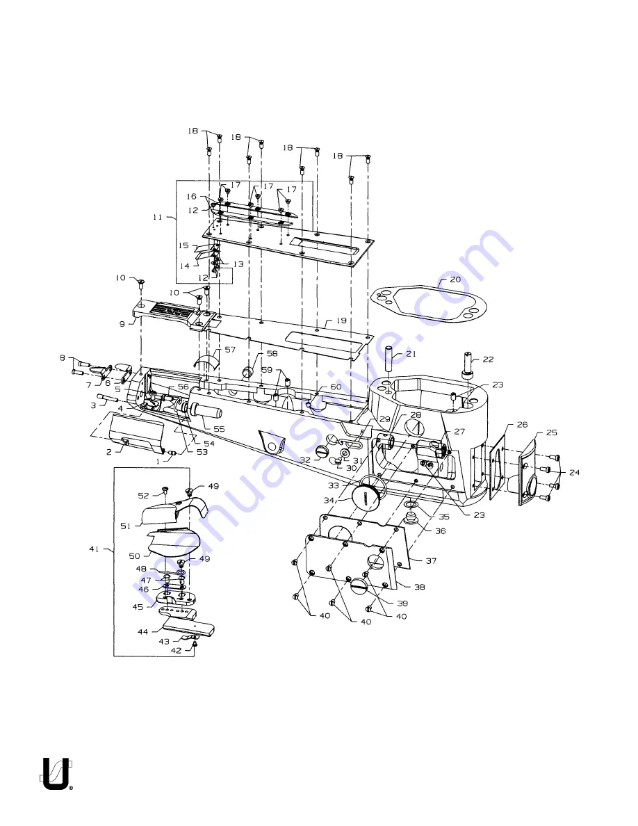 JUKI UnionSpecial 35800BLWG Adjusting Instructions / Illustrated Parts List Download Page 24