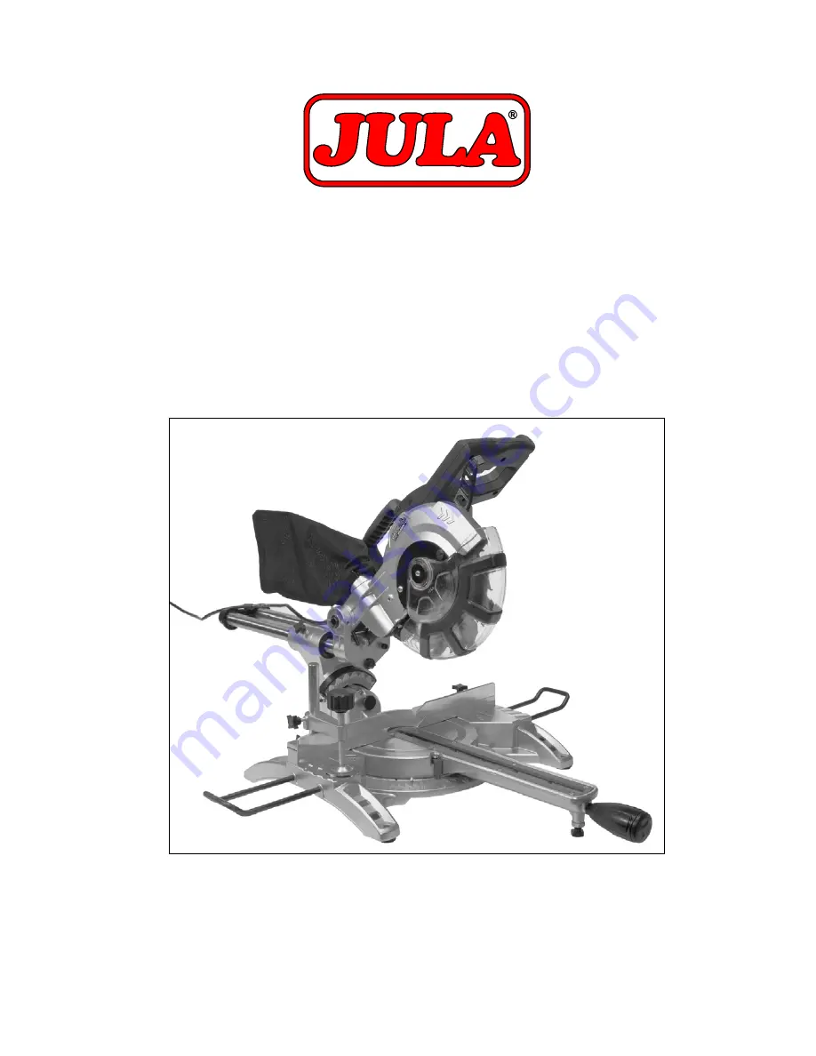 Jula 242-115 Operating Instruction Download Page 1