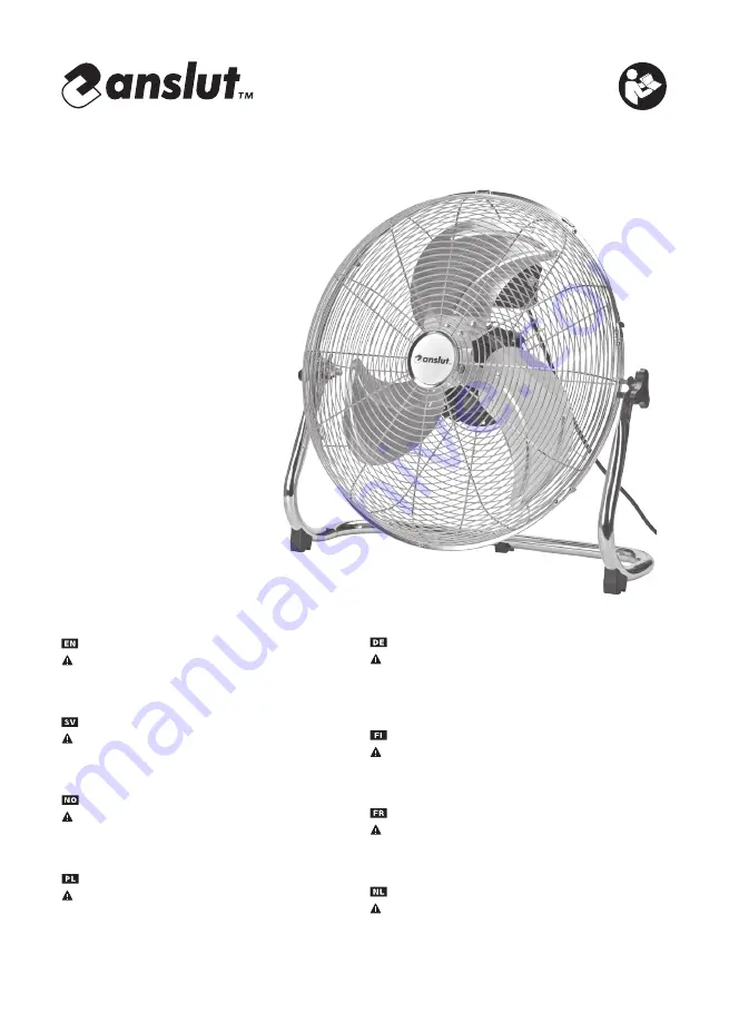 Jula Anslut 020619 Operating Instructions Manual Download Page 1