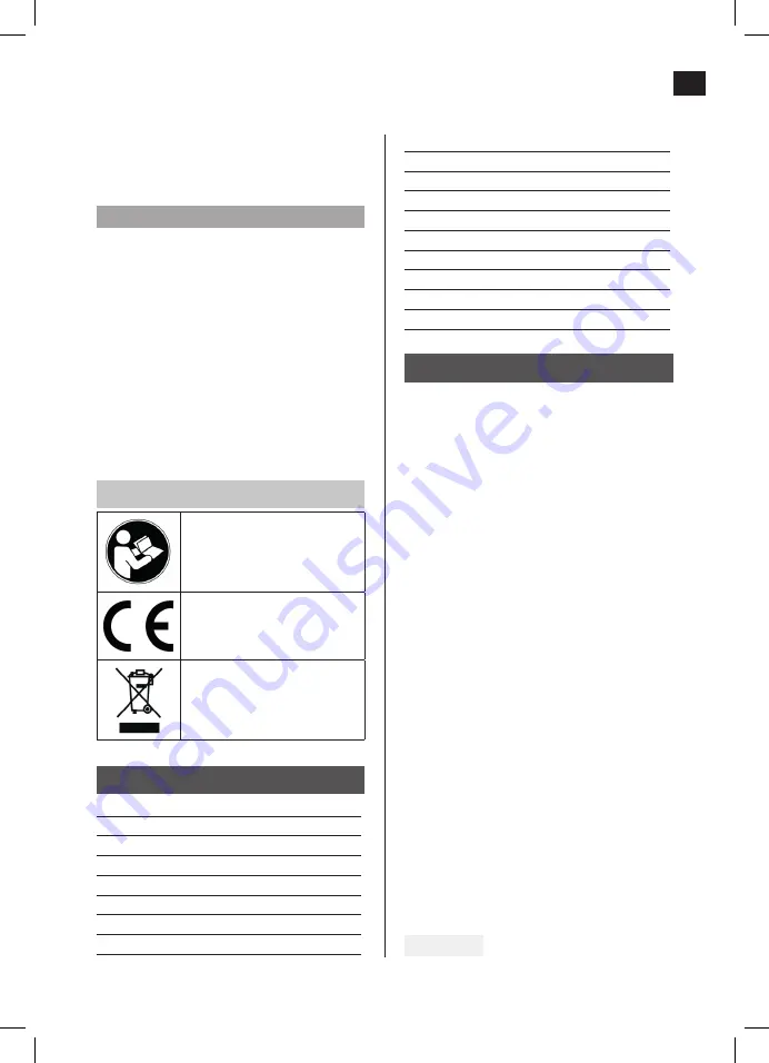 Jula Kayoba 005025 Operating Instructions Manual Download Page 47